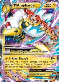 pokemon XY - Ancient Origins M Ampharos EX