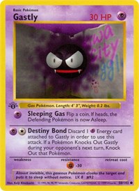 pokemon Base Set (Shadowless) Gastly