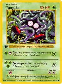 pokemon Base Set (Shadowless) Tangela