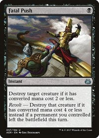 MTG Aether Revolt Fatal Push