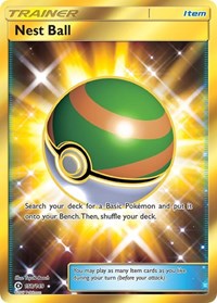 pokemon SM Base Set Nest Ball (Secret)