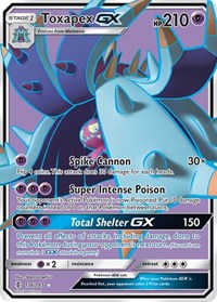 pokemon SM - Guardians Rising Toxapex GX (Full Art)