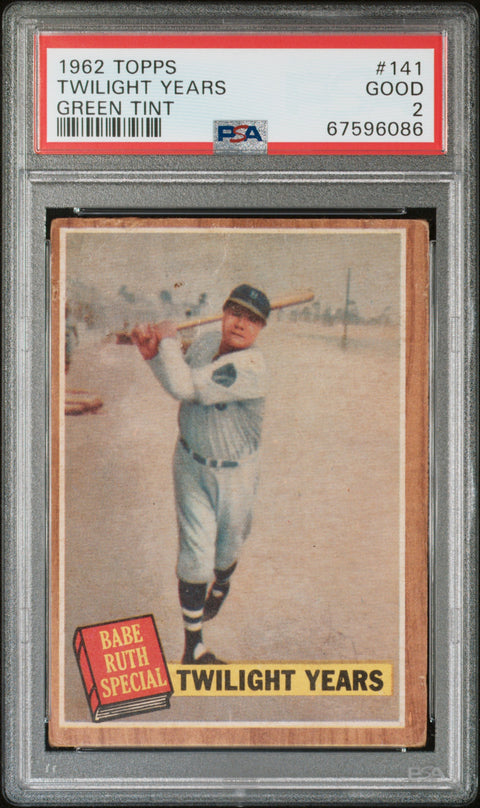 1962 Topps #141 Twilight Years PSA 2 67596086