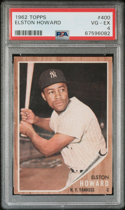 1962 Topps #400 Elston Howard PSA 4 67596082