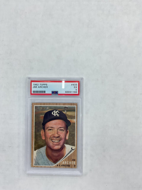 1962 Topps #433 Jim Archer PSA 5 66691166