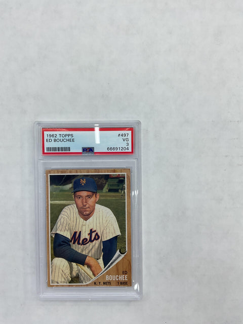 1962 Topps #497 Ed Bouchee PSA 3 66691204