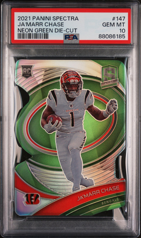 2021 Panini Spectra #147 Ja'Marr Chase PSA 10 88086185