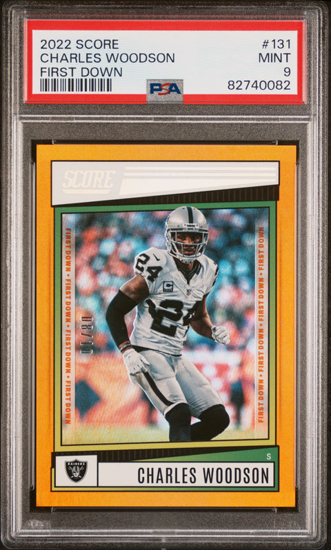 2022 Panini Score #131 Charles Woodson PSA 9 82740082