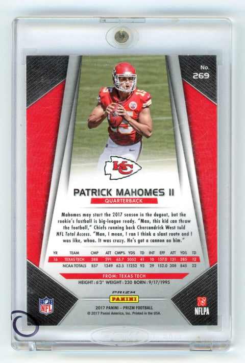 2017 Panini Prizm #269 Patrick Mahomes II Prizm