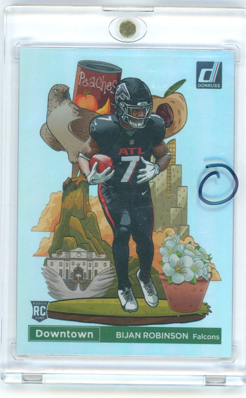 2023 Donruss #D-10 Bijan Robinson Downtown!