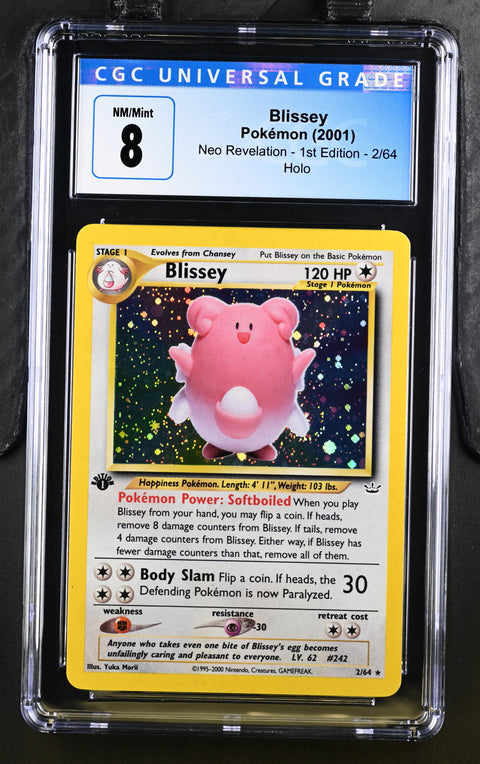 2001 Neo Revelation - 1st Edition #2/64 Blissey CGC 8 4132385046