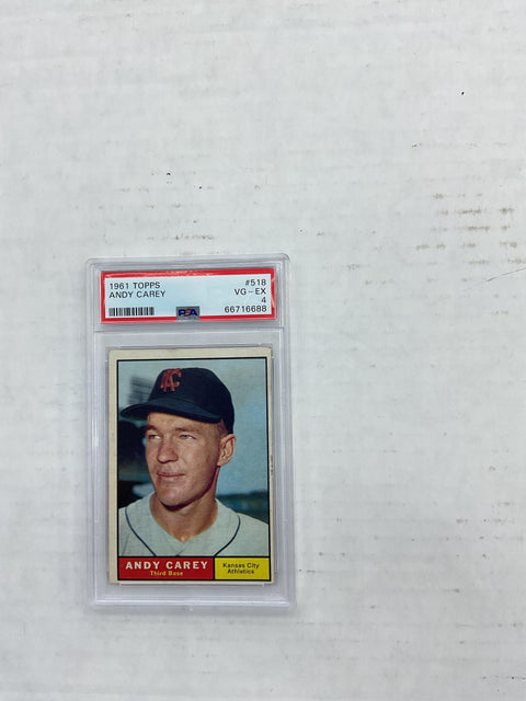 1961 Topps #518 Andy Carey PSA 4 66716688