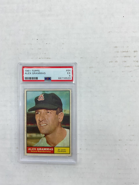 1961 Topps #66 Bill Henry PSA 5 66716525