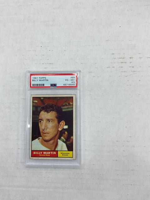 1961 Topps #89 Billy Martin PSA 4.5 66716545