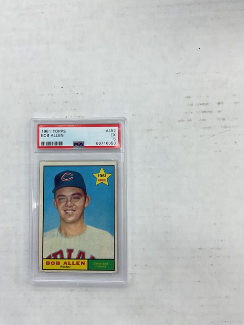 1961 Topps #452 Bob Allen PSA 5 66716653