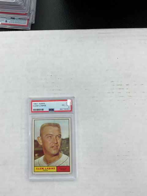 1961 Topps #22 Clem Labine PSA 6 66716483