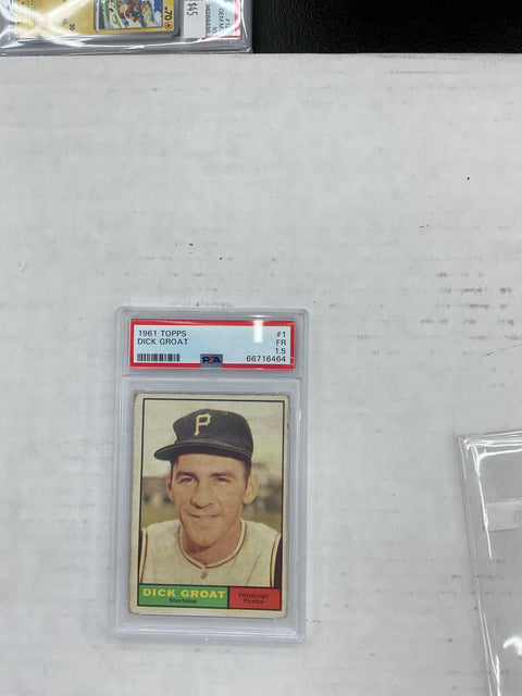 1961 Topps #1 Dick Groat PSA 1.5 66716464