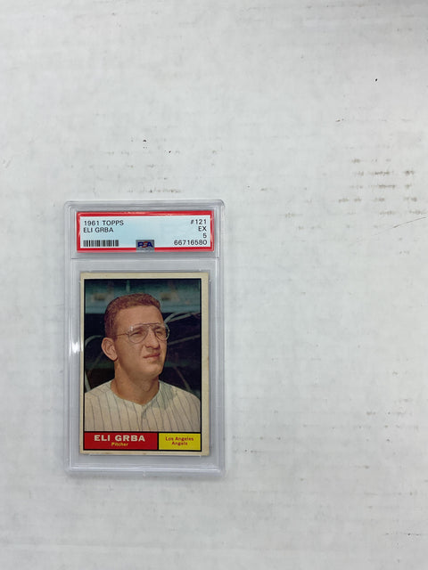 1961 Topps #121 Eli Grba PSA 5 66716580