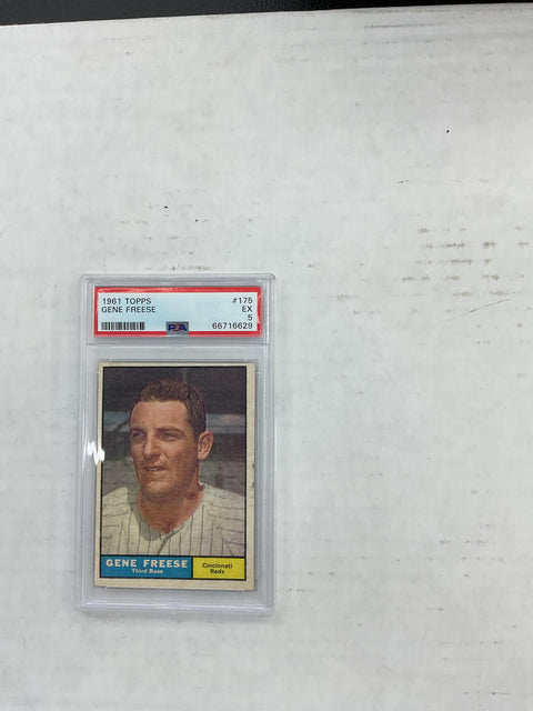 1961 Topps #175 Gene Freese PSA 5 66716629