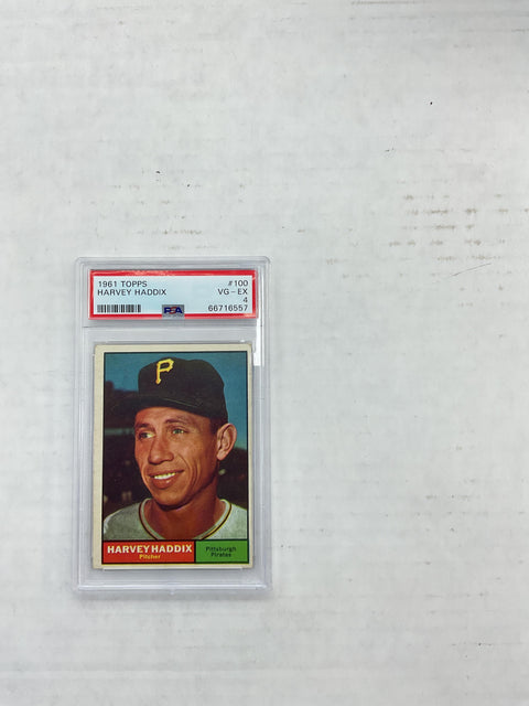 1961 Topps #100 Harvey Haddix PSA 4 66716557