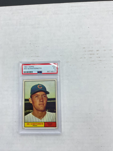 1961 Topps #58 Joe Schaffernoth PSA 5 66716517