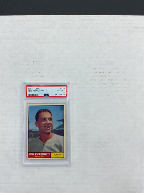 1961 Topps #176 Ken Aspromonte PSA 4 66716630