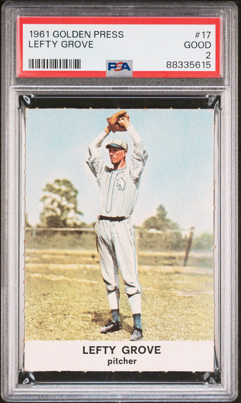 1961 Golden Press #17 Lefty Grove PSA 2 88335615