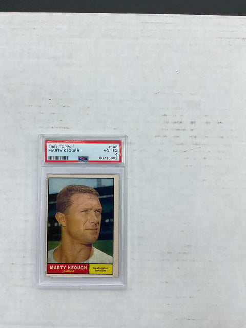 1961 Topps #146 Marty Keough PSA 4 66716602