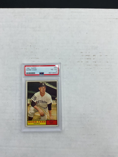 1961 Topps #95 Norm Cash PSA 4 66716552