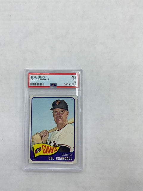 1965 Topps #68 Del Crandall PSA 5 66691262