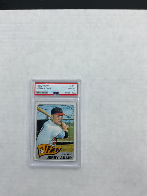 1965 Topps #231 Jerry Adair PSA 4 66691422