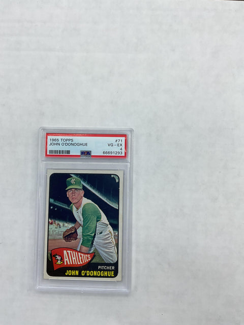 1965 Topps #71 John O'Donoghue PSA 4 66691293