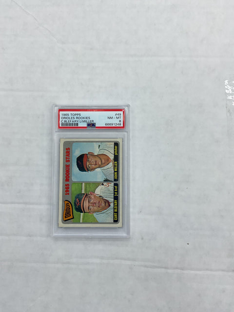 1965 Topps #49 Orioles Rookies PSA 8 66691248