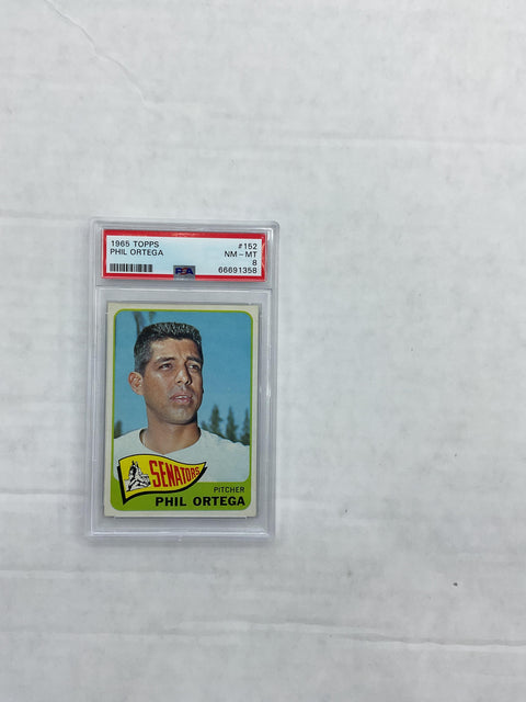 1965 Topps #152 Phil Ortega PSA 8 66691358