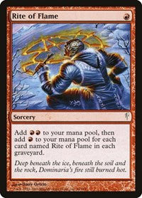 MTG Coldsnap Rite of Flame