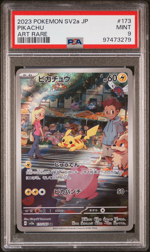 2023 Pokemon Japanese Sv2a-Pokemon 151 #173 Pikachu PSA 9 97473279