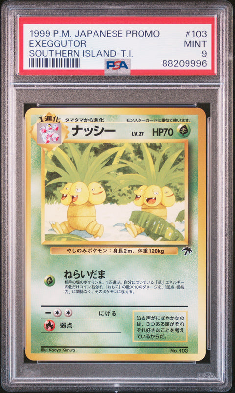 1999 Pokemon Japanese Promo Southern Islands #103 Exeggutor PSA 9 88209996