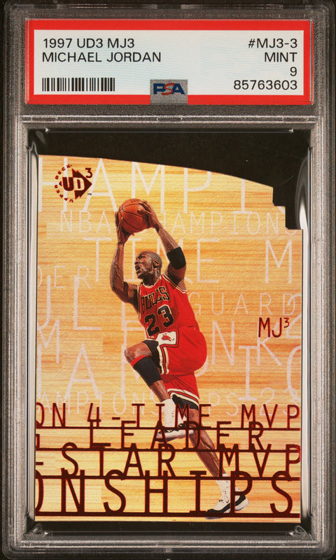 1997 Ud3 Mj3 #MJ3-3 Michael Jordan PSA 9 85763603