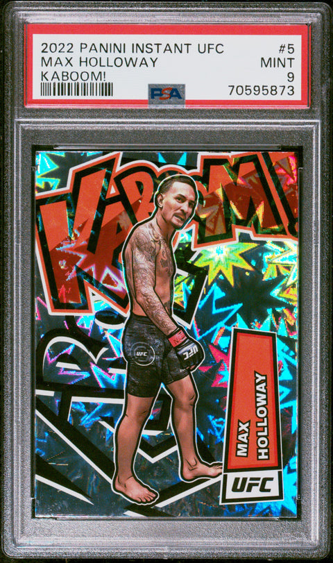 2022 Panini Instant Ufc Kaboom! #5 Max Holloway Kaboom! PSA 9 70595873