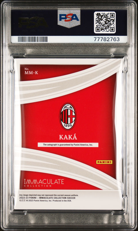 2022-23 Panini Immaculate Collection Modern Marks #MMK Kaka PSA 7 77782763