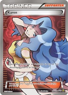 pokemon Alternate Art Promos Karen - XY177a