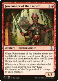 MTG Rivals of Ixalan Forerunner of the Empire