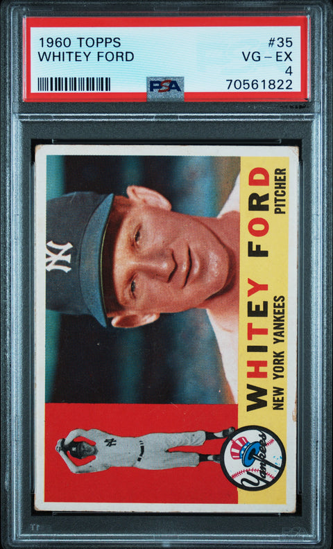 1960 Topps #35 Whitey Ford PSA 4