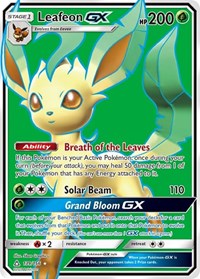 pokemon SM - Ultra Prism Leafeon GX (Full Art)