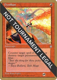 MTG World Championship Decks Pyroblast - 1996 Mark Justice (ICE) (SB)