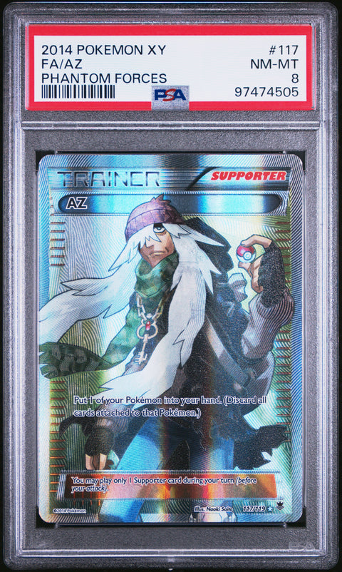 2014 Pokemon Xy Phantom Forces #117 Fa/Az PSA 8 97474505