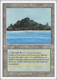 MTG Revised Edition Tropical Island