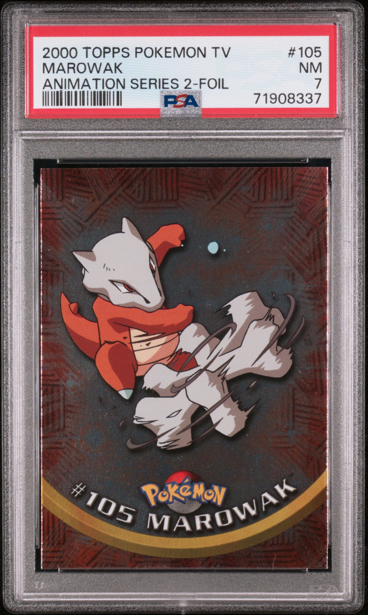 2000 Pokemon Poker Playing Card 2024 SILVER Marowak psa 10