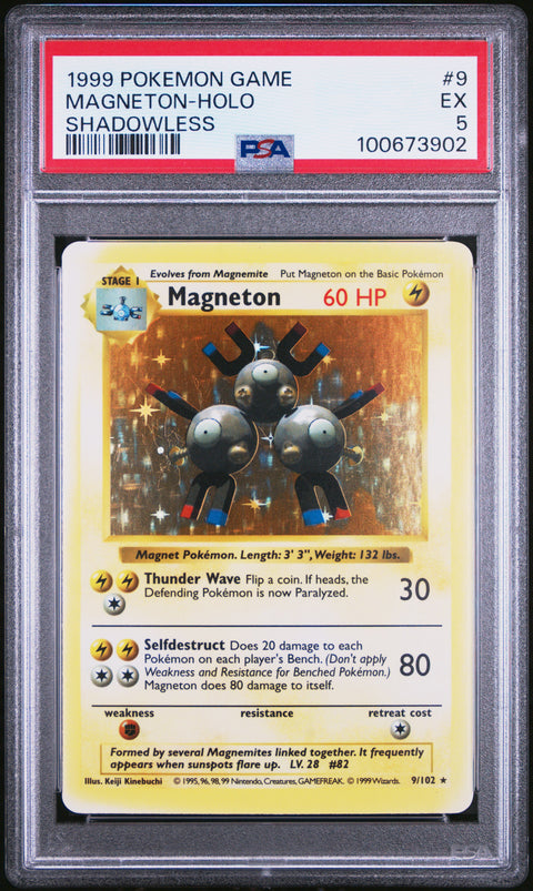 1999 Pokemon Game #9 Magneton-Holo PSA 5 100673902