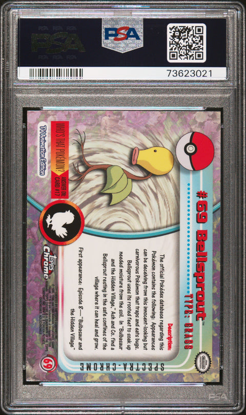 2000 Topps Chrome Pokemon T.V. #69 Bellsprout PSA 10 73623021